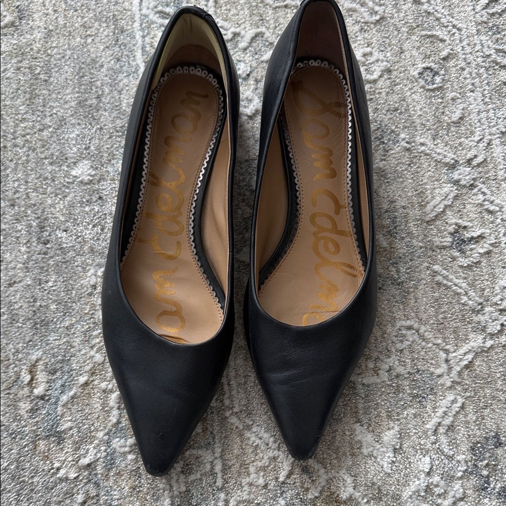 Sam Edelman Black Pointed Toe Flats